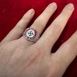 WW2 Nazi Almanyası Yüzük  / 10 Numara Ölçü #1