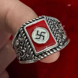 WW2 Nazi Almanyası Yüzük / 10 Numara Ölçü #2
