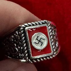 WW2 Nazi Almanyası Yüzük / 10 Numara Ölçü #2