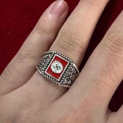 WW2 Nazi Almanyası Yüzük / 10 Numara Ölçü #2