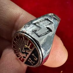 WW2 Nazi Almanyası Yüzük / 10 Numara Ölçü #3