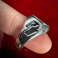 WW2 Nazi Almanyası Yüzük / 10 Numara Ölçü #3