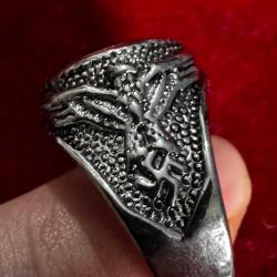 WW2 Nazi Almanyası Yüzük / 10 Numara Ölçü  #4