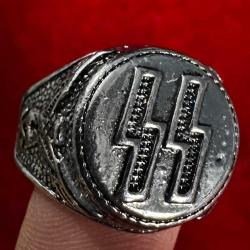 WW2 Nazi Almanyası Yüzük / 10 Numara Ölçü  #4