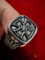 WW2 Nazi Almanyası Yüzük / 10 Numara Ölçü  #5