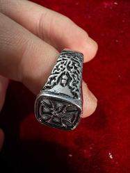 WW2 Nazi Almanyası Yüzük / 10 Numara Ölçü  #5