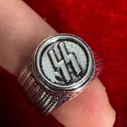 WW2 Nazi Almanyası Yüzük / 10 Numara Ölçü  #8