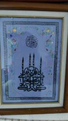 Osmanlı Üslubunda Hat Sanatı – El Boyaması Cam Altı Tablo