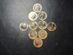 2021 YILINA AİT 1 TÜRK LİRASI 10 LU SET ÇİL  TCM 0622