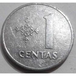 Litvanya 1 Centas 1991 - 