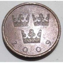 İsveç 50 Öre 2009 - Kral XVI. Gustaf Dönemi - Tedavülden Kalkan Son Öre - Koleksiyonluk Para