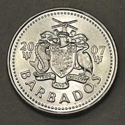 BARBADOS 25 CENTS 2007