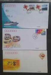 Çin halk Cumhuriyeti 13 ADET 2008  FDC VE HATIRA  ZARFLARI ,Çok Nadir.