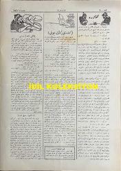 Osmanlıca Karagöz Mizah Dergisi-Gazetesi, Orijinal Dönem Basım, (Ottoman Magazine-Newspaper-Journal Illustré Cara-Gueuz) - 28 Kasım 1925 - Sayı: 1847 - Hicri: 11 Cemaziyelevvel 1344 - Rumi: 28 Teşrin-i Sani 1341 - Karikatür: Cemiyet-i Akvam mı, Kukla Oyunu mu? 