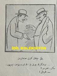 Osmanlıca Karagöz Mizah Dergisi-Gazetesi, Orijinal Dönem Basım, (Ottoman Magazine-Newspaper-Journal Illustré Cara-Gueuz) - 28 Kasım 1925 - Sayı: 1847 - Hicri: 11 Cemaziyelevvel 1344 - Rumi: 28 Teşrin-i Sani 1341 - Karikatür: Cemiyet-i Akvam mı, Kukla Oyunu mu? 