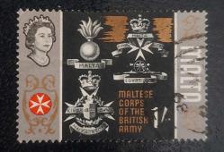İngiliz Yönetimindeki Malta- damgalı
