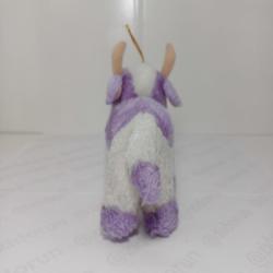 Asılabilir Milka Stili Mor İnek Peluş