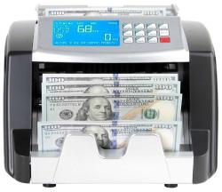 Plus Silver Pro Mix Karışık Para Sayma Makinesi ve Sahte Yakalama - Tl ve Euro Karışık - Usd Adet Sayım - Müşteri Ekranı