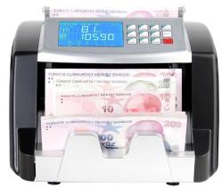 Plus Silver Pro Mix Karışık Para Sayma Makinesi ve Sahte Yakalama - Tl ve Euro Karışık - Usd Adet Sayım - Müşteri Ekranı