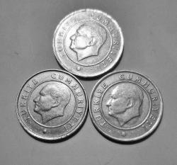 720// 25 Kuruş (2009,2010,2011) 3'lü set