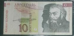 SLOVENYA  1992  10  TOLARJEV  KAĞIT PARA