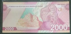 ÖZBEKİSTAN 2000 SOM 2021   KAĞIT PARA
