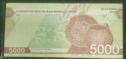 ÖZBEKİSTAN 5000 SOM 2021   KAĞIT PARA