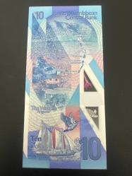 Doğu Karayipler 10 Dolar. Çil. Polimer