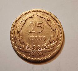 726//  25 Kuruş (1956) pirinç