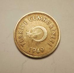 727// 25 Kuruş (1949) pirinç