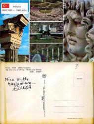 Priene Milet Didim Harabeleri Söke Şehir Kartpostalı  AND Kartpostal 35-203  3