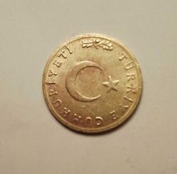 731// 1 Kuruş (1962) pirinç