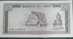Lübnan, 10 Livre (1986) ÇİL   KAĞIT PARA
