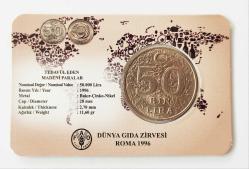 Fao 1999 Gıda Zirvesi 50000 Lira..