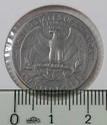 1967 AMERİKA QUARTER (ÇEYREK) DOLLAR GEORGE WASHİNGTON(ABD'NİN 1.BAŞKANI) FİGÜRLÜ ORİJİNAL MADENİ PARASI 3ZZZ1R NADİRDİR