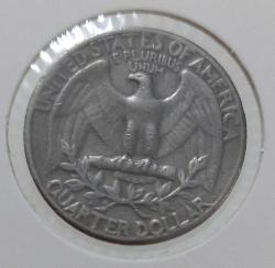 1967 AMERİKA QUARTER (ÇEYREK) DOLLAR GEORGE WASHİNGTON(ABD'NİN 1.BAŞKANI) FİGÜRLÜ ORİJİNAL MADENİ PARASI 3ZZZ1R NADİRDİR