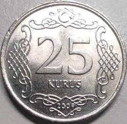 Türkiye 2009 25 Kuruş - 