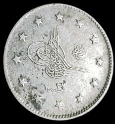 Abdülhamid 1293/27 2 Kuruş gümüş 2.45gr