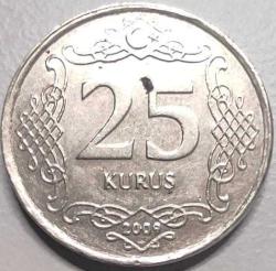 Türkiye 2009 25 Kuruş - 