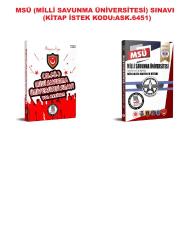 MSÜ Hazırlık Kitapları (2'li Set)