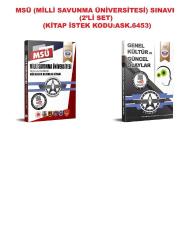MSÜ Hazırlık Kitapları (2'li Set)