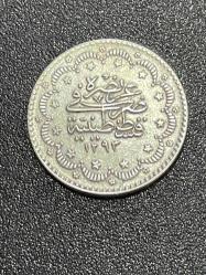 1293/16 Gümüş 5 Kuruş ÇA-