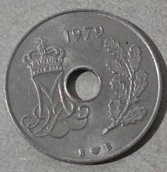 Danimarka 1979 25 Ore