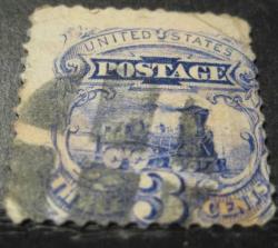 LOT.11 » Amerika 1869 Lokomotif- tek pul tam seri - damgalı cok nadir