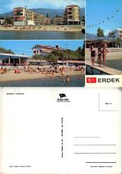 ERDEK Sahil Plaj Kartpostal Şehir Kartpostalı  Keskin Color 851 A