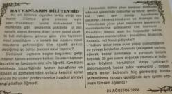 25 Ağustos 2006-Orijinal Takvim Yaprağı-Doğum Günü-Söz,Nişan,Nikâh,Düğün ve Önemli Günler Hediyesi-Bizim Anadolu Takvimleri-Ayet(Şibli)-Şeyh Şamil yaralı olarak Ruslara esir düştü(1859)-Bedrettin,Hanife-Hayvanların Dili Tevhid