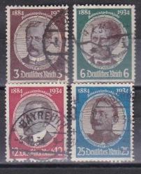 A.286 1934 COLONİAL YILDÖNÜMÜ  DAMGALI TAM SERİ ALMANYA REİCH