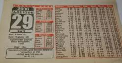 29 Ağustos 2006-Orijinal Takvim Yaprağı-Doğum Günü-Söz,Nişan,Nikâh,Düğün ve Önemli Günler Hediyesi-Bizim Anadolu Takvimleri-Ayet(Hz.Ali(r.a.))-Kanuni Sultan Süleyman Han'ın Mohaç Zaferi(1526)-Beşir,Hilal-Öyle Karşıla ki; - O Erler Ki...