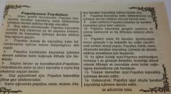 30 Ağustos 2006-Orijinal Takvim Yaprağı-Doğum Günü-Söz,Nişan,Nikâh,Düğün ve Önemli Günler Hediyesi-Bizim Anadolu Takvimleri-Ayet(Buruc Suresi:11)-Zafer Bayramı-Süleyman,Hilal-Papatyanın Faydaları