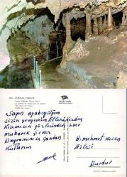 Burdur İnsuyu Mağarası Kartpostal Şehir Kartpostalı  Keskin Color 2631